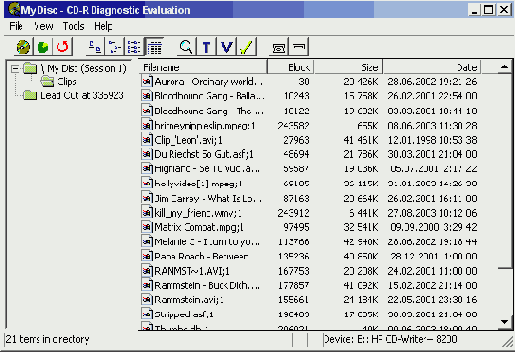CD-R Diagnostic