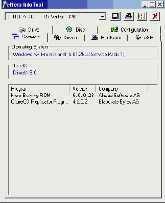 Nero InfoTool